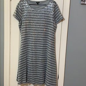 Sequined Striped Torrid Dress